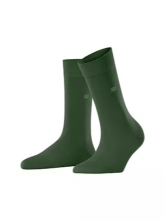 BURLINGTON | Chaussettes femme BLOOMSBURY 36-41 marine | dunkelgrün